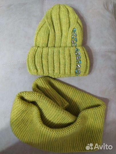 Шапка и снуд для девочки