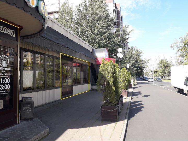 Торговая площадь, общепит, 50 м²