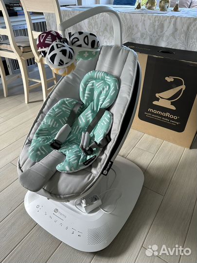 4moms Кресло-качалка MamaRoo New серебро