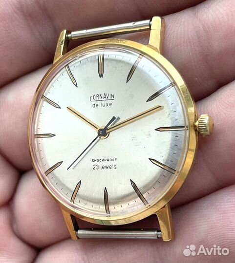 Часы Cornavin DE luxe делано в СССР