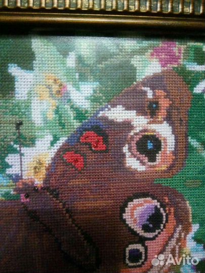 Картина вышивка