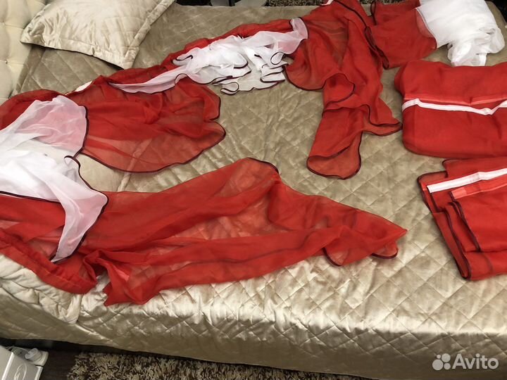 Ламбрикен,Шторы и тюль в комплекте