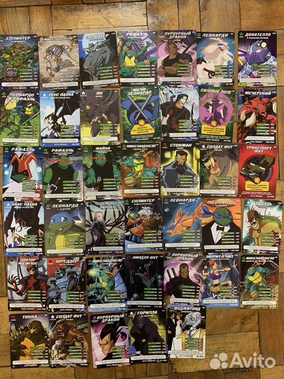 Карточки Черепашки-ниндзя