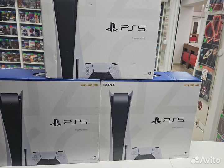 Новая Sony PlayStation-5 с дисководом