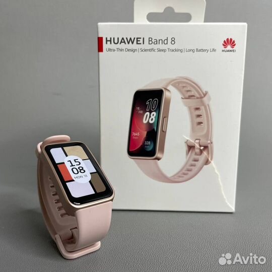 Фитнес-браслет huawei band 8 (ASK-B19), розовый