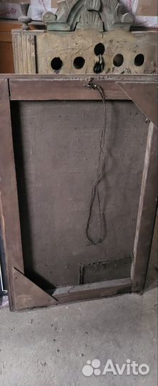 Винтажная картина маслом на холсте