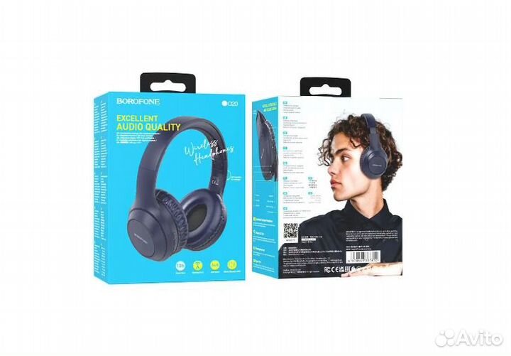Беспроводные наушники Borofone BO20 синий