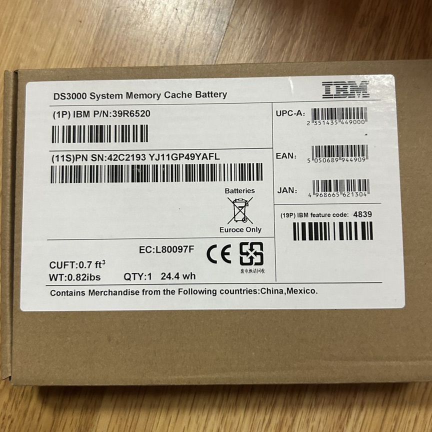 [39R6519] Батарея Ibm 39r6520, 42c2193