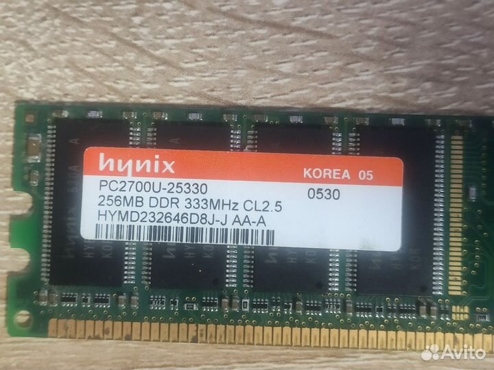 Оперативная память DDR 256-512 MB