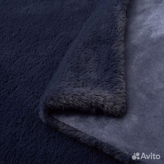 Плед IKEA Soltulpan темно синий 130x170 cm