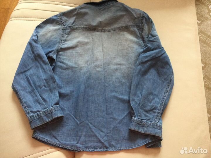 Рубашка джинсовая Mayoral для мальчика 122(7лет)