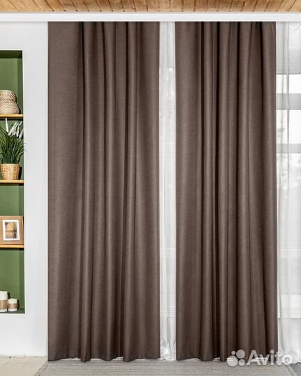 Шторы блэкаут Массимо готовые