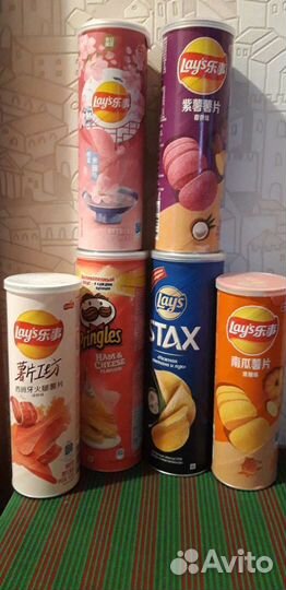 Банки от чипсов Lay's