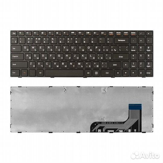 Клавиатура для Lenovo Ideapad 100-15IBY с рамкой