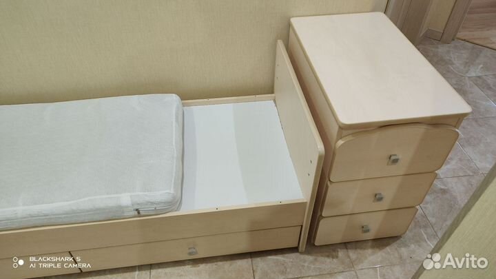 Детская кровать трансформер с тумбой (170х60 см)