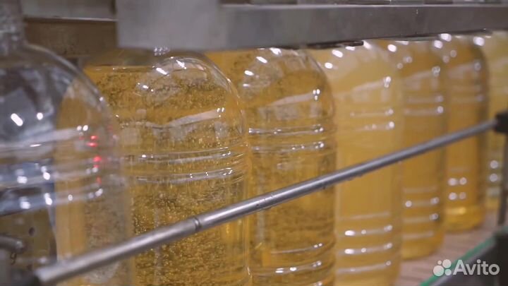 Линейный автомат розлива растительного масла 800 б