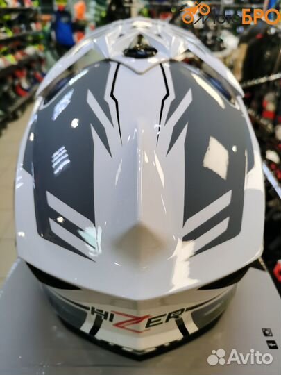 Шлем кроссовый hizer J6801