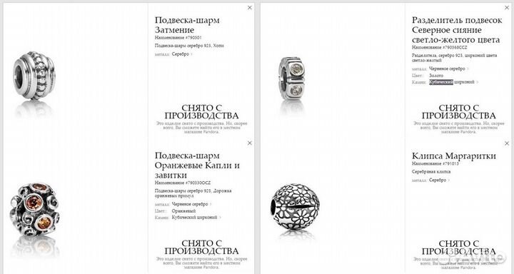 Pandora шарм оригинал