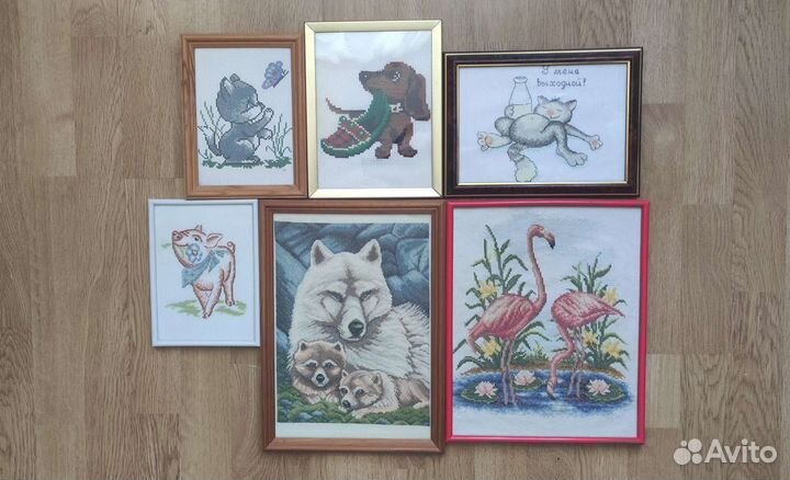 Картина вышитая крестом