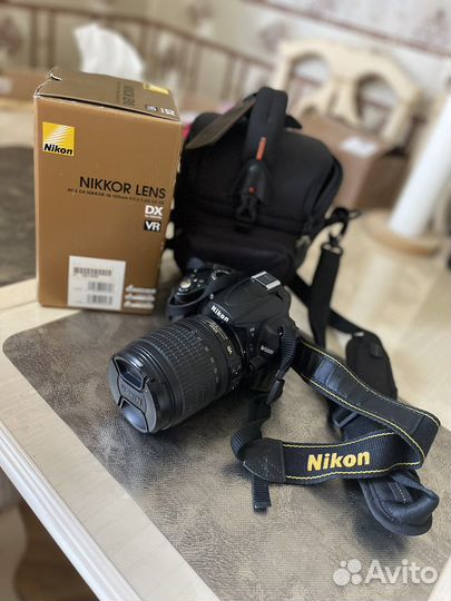 Зеркальный фотоаппарат nikon d5000, 18-105VR