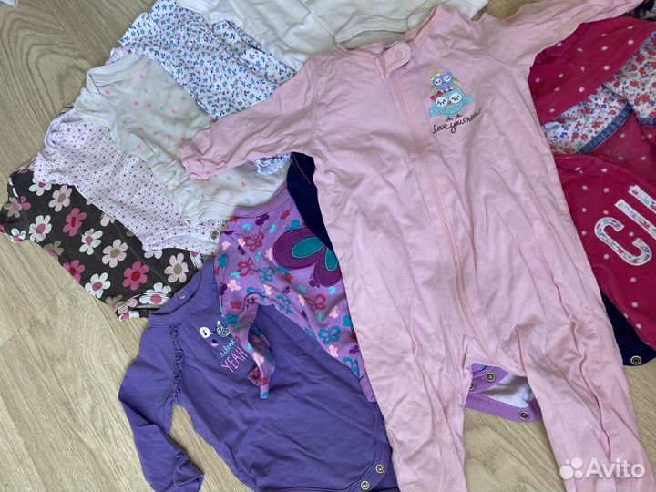 Одежда на девочку пакетом 62 74