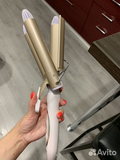 Тройная плойка для волос