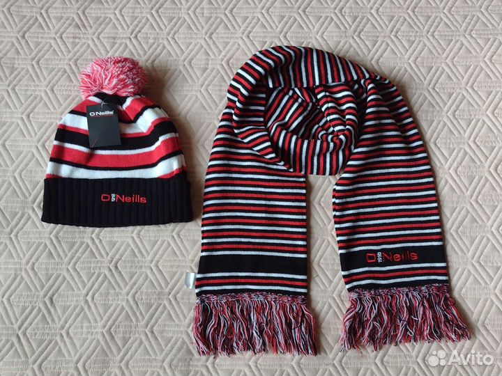 Новая зимняя шапка шарф 56-58 ONeills мальчика