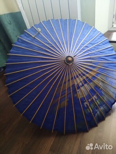 Зонтик (натуральный шелк, бамбук)