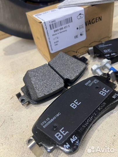 Задние колодки Ауди / Audi А4 А5 А6 А7 А8 Ку5 Ку7