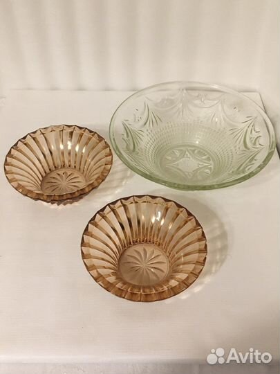 Салатники стекло СССР