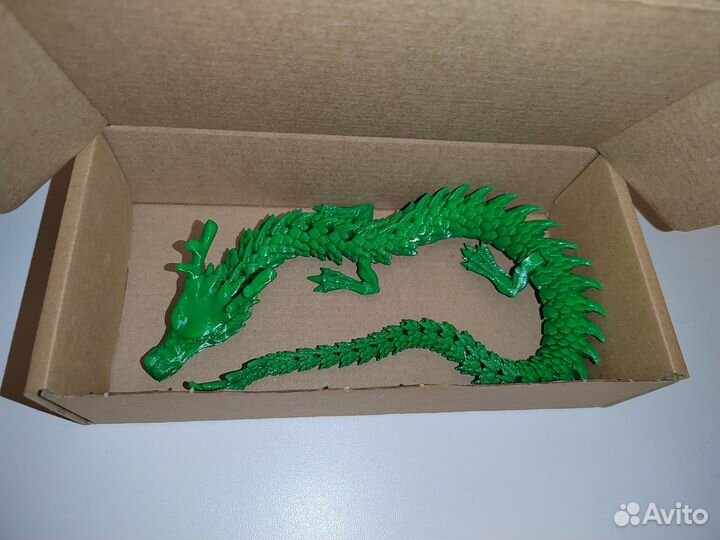 Подвижный дракон игрушка антистресс 45см