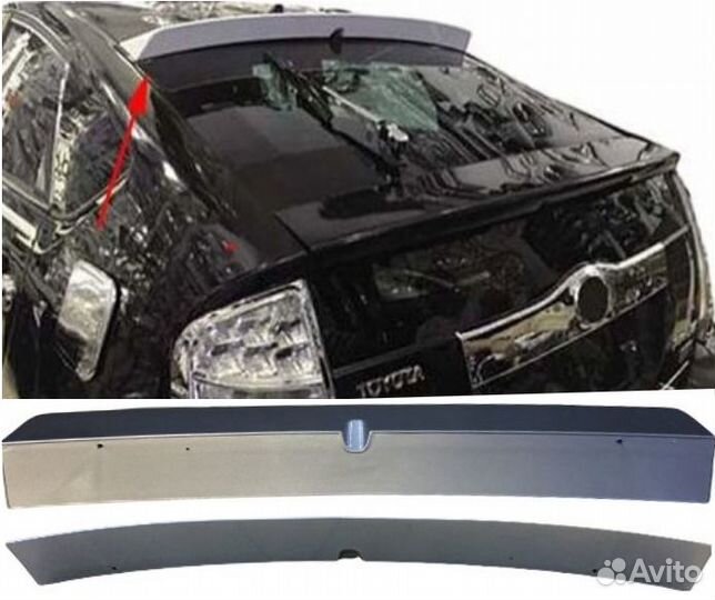 Спойлер toyota prius 03-11 черный