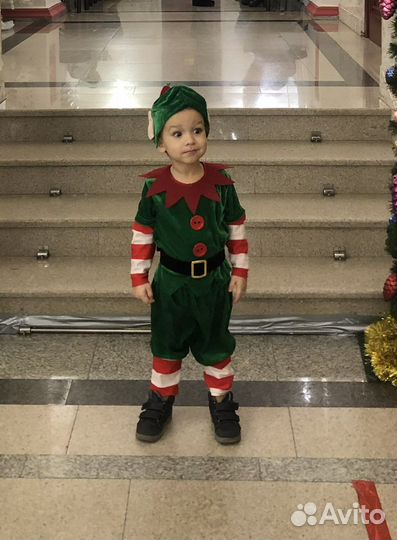 Десткий костюм гномик эльф 92 размер