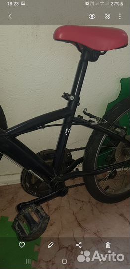 Скоростной велосипед btwin для школьницы