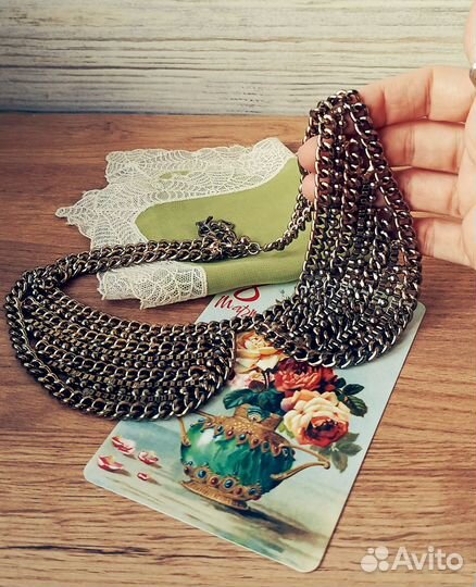 Воротник, колье, цепочка, бижутерия