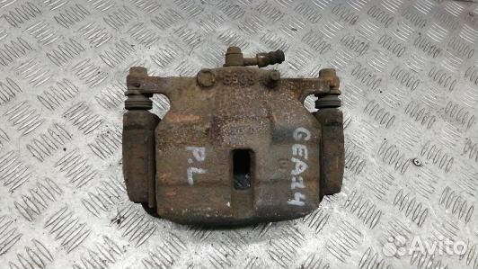 Суппорт тормозной передний левый nissan qashqai J1