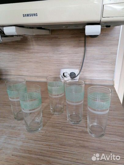 Набор посуды, стаканы, рюмки