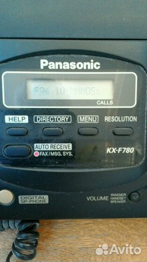 Телефон-Факс Panasonic KX-F780