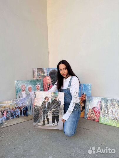 Портрет на холсте по фото