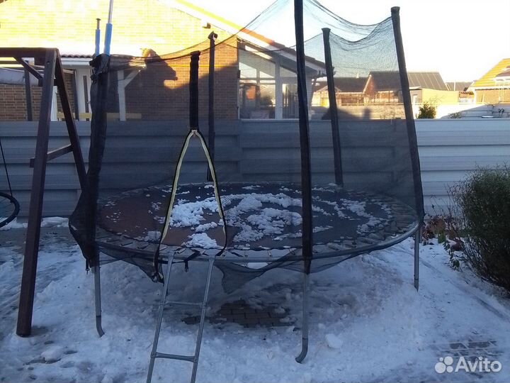 Детский батут с сеткой бу