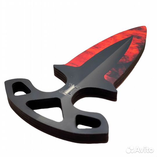 Деревянный тычковый нож волнырубин Mod.2 PalisWood