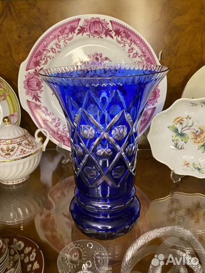 Ваза цветное стекло