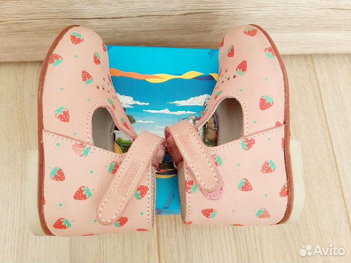 Сандалии Котофей 21 кожаные на липучке