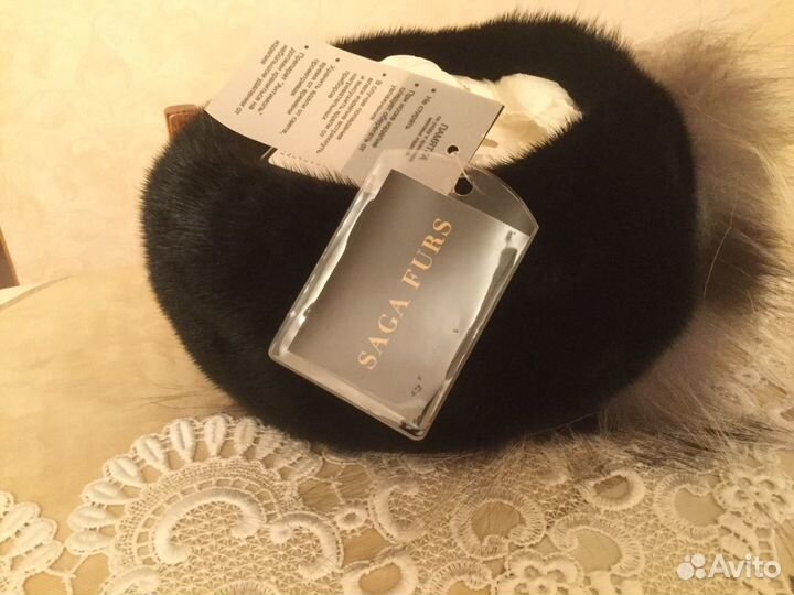 Женская шапка меховая