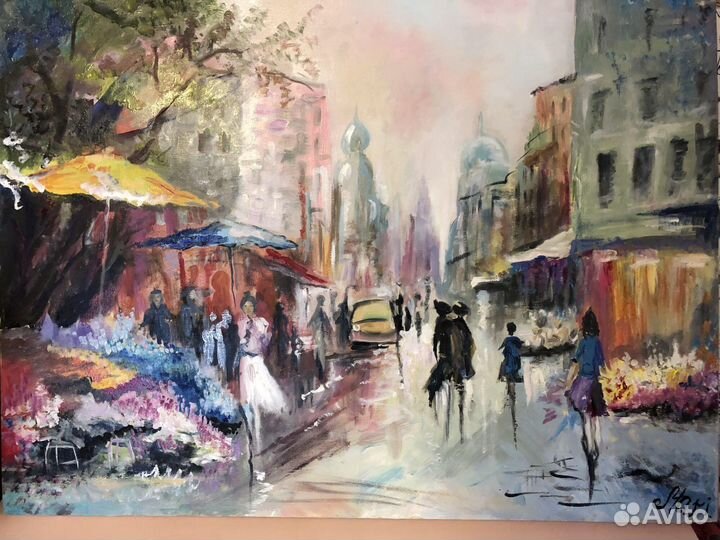 Картина маслом в интерьер