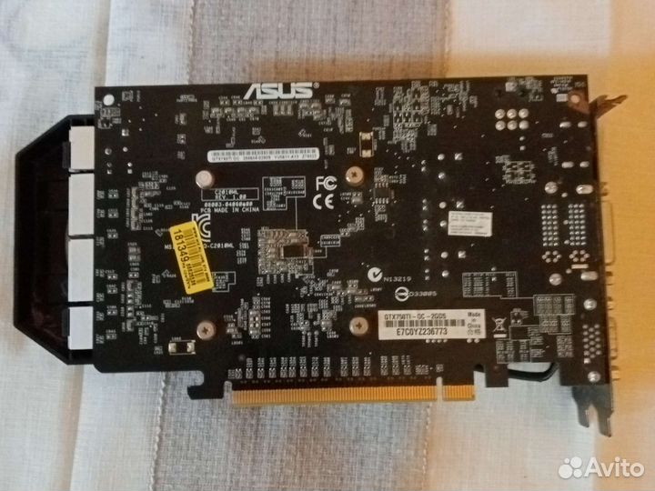 Видеокарта gtx 750ti 4gb