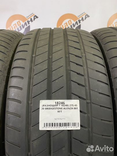 Bridgestone Alenza 001 275/45 R20 и 305/40 R20