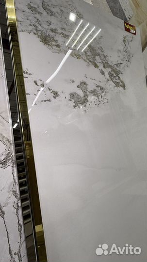 Керамогранит 60х120 с прожилками золота