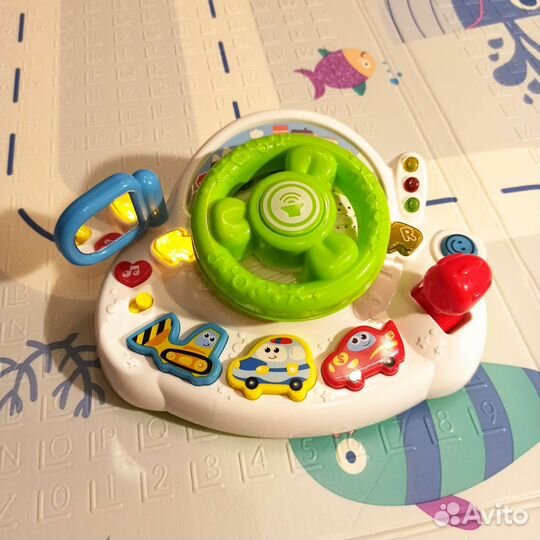 Интерактивный музыкальный руль Baby drives Racer