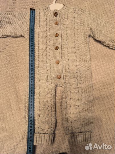 Комбинезон вязаный 68-74